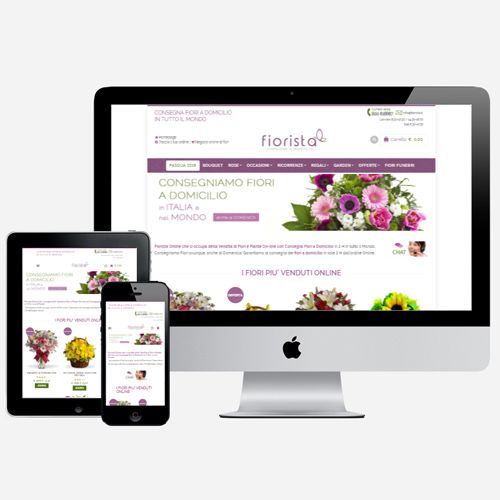 Creazione ecommerce per vendita fiori online